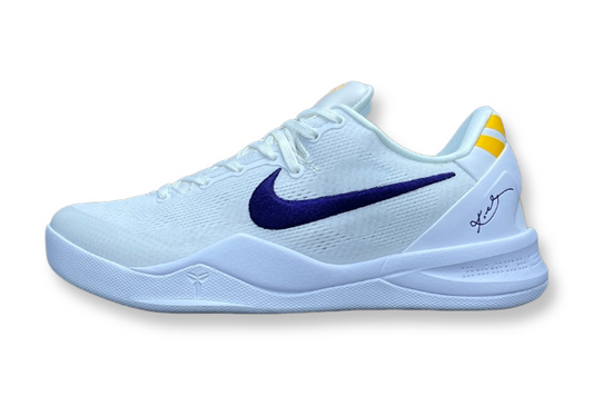 Here’s a 12-word, SEO-friendly alt text for the Nike Kobe 8 Protro Lakers Home

