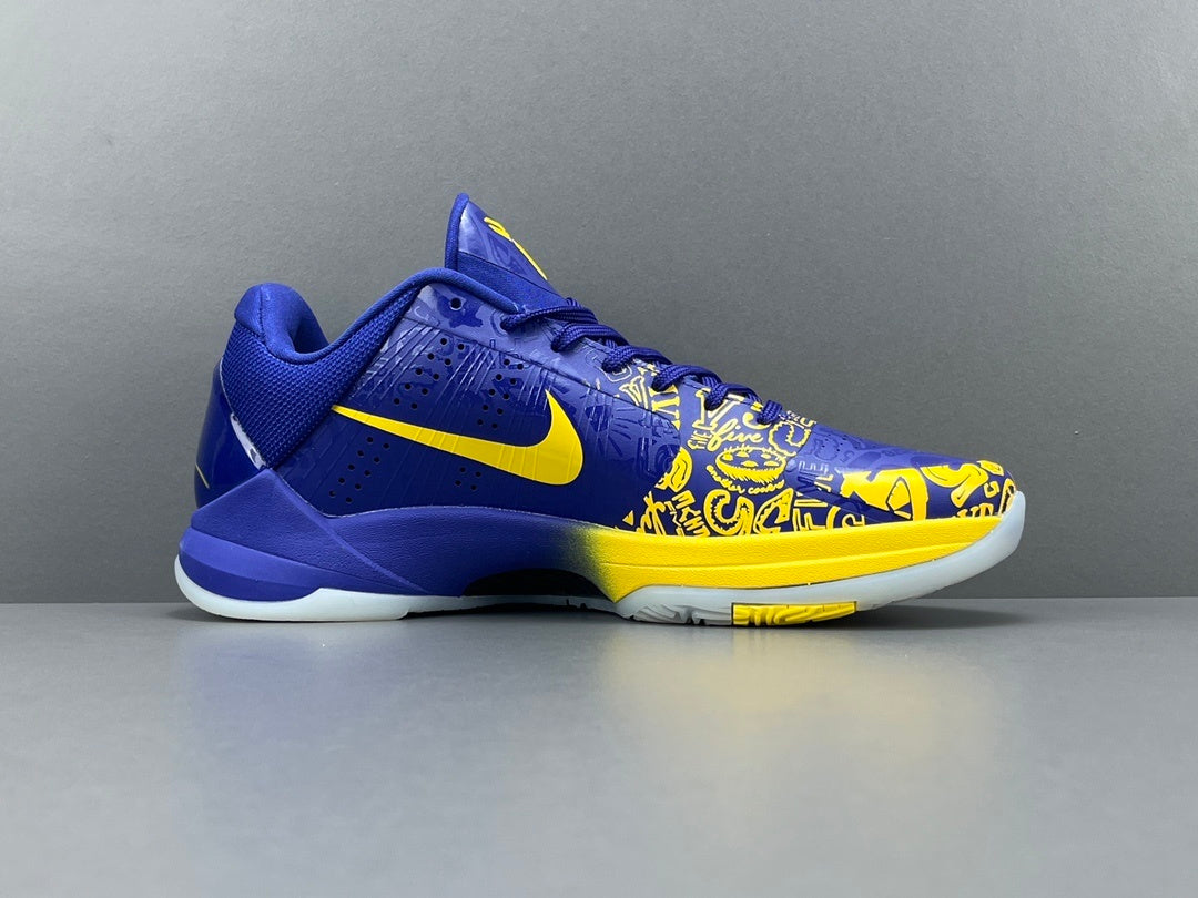 Nike Kobe 5 Protro x 5 Rings basketball shoes with championship-inspired design
