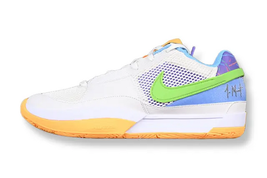 Nike Ja 1 x Trivia basketball sneakers in vibrant limited edition colorway, lightweight performance shoes for men with Zoom Air cushioning