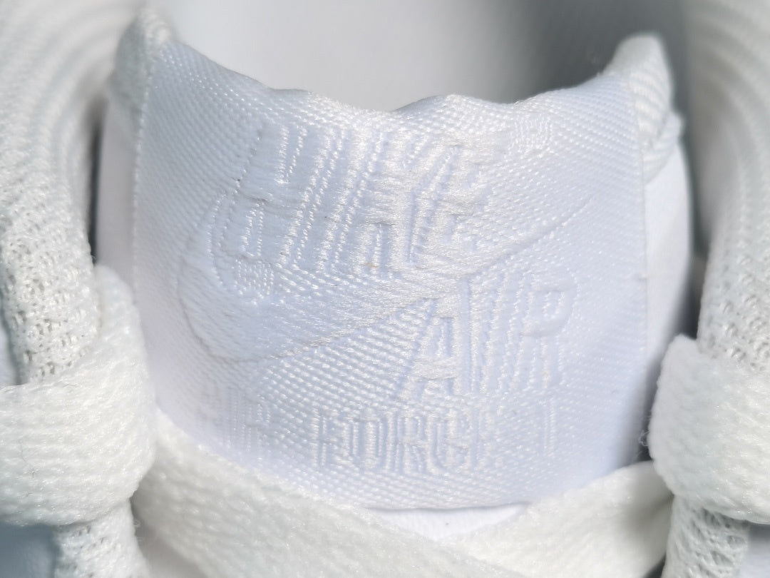 nike air force 1 white leather low top sneakers men women unisex