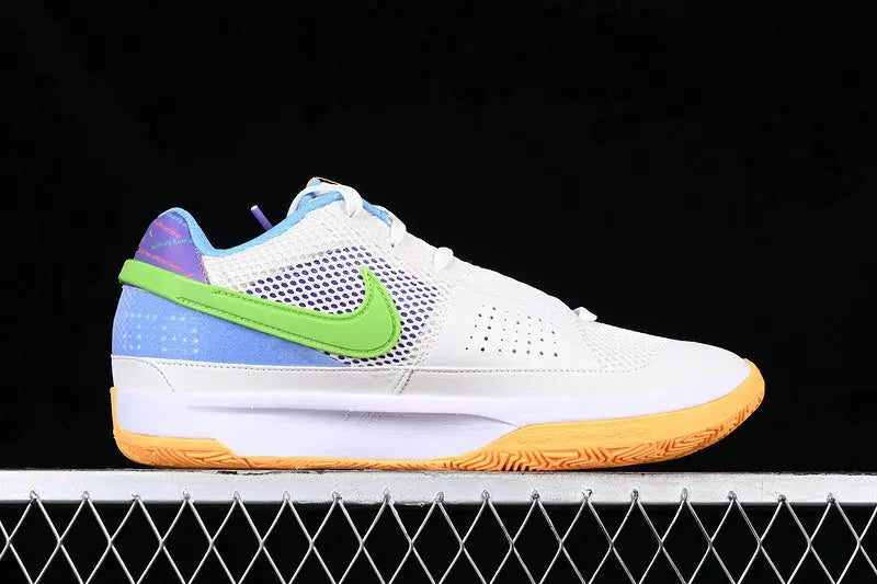 Nike Ja 1 x Trivia basketball sneakers in vibrant limited edition colorway, lightweight performance shoes for men with Zoom Air cushioning