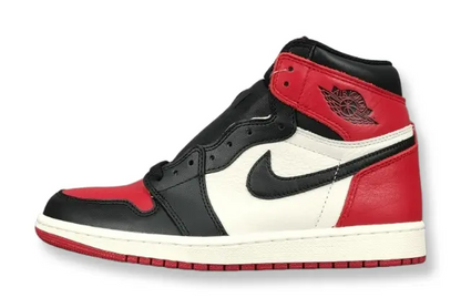 Air Jordan 1 Retro High Bred Toe red black white sneaker
