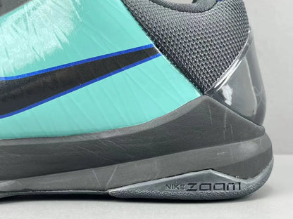 Nike Kobe 5 Protro EYBL Academy PE basketball sneakers featuring lightweight upper, forefoot Zoom Air, and elite traction