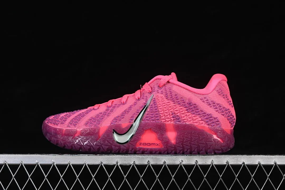 nike ja 3 x max volume basketball shoes side view with bold high energy colorway design