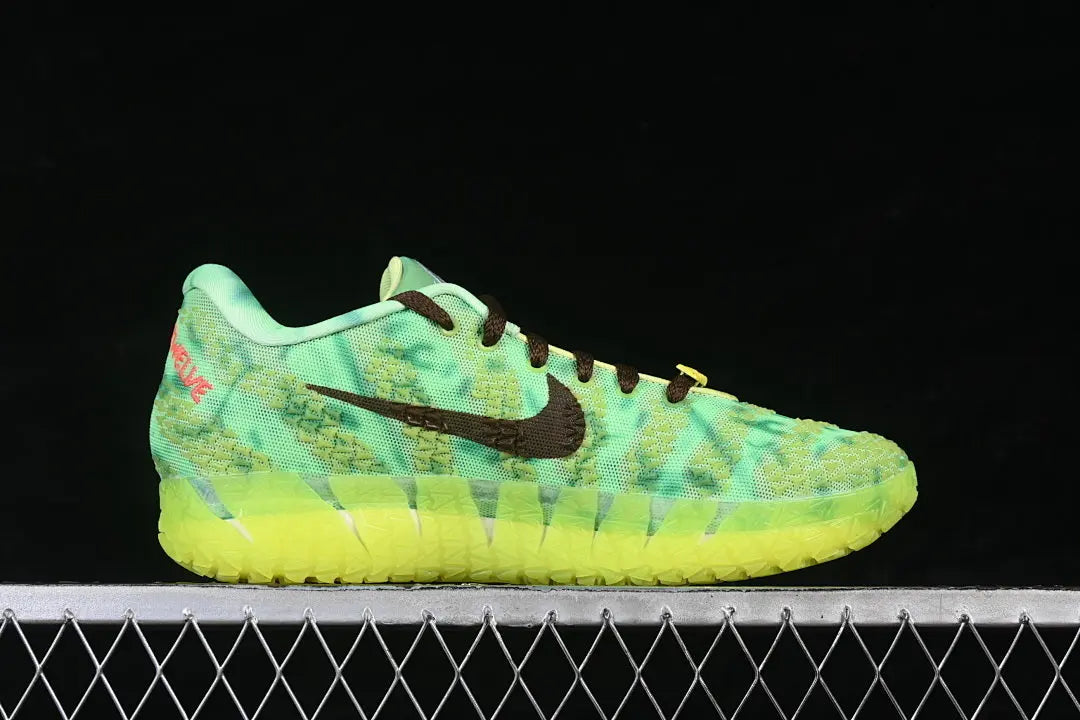 nike ja 3 x zombie basketball shoes side view with dark edgy zombie inspired colorway