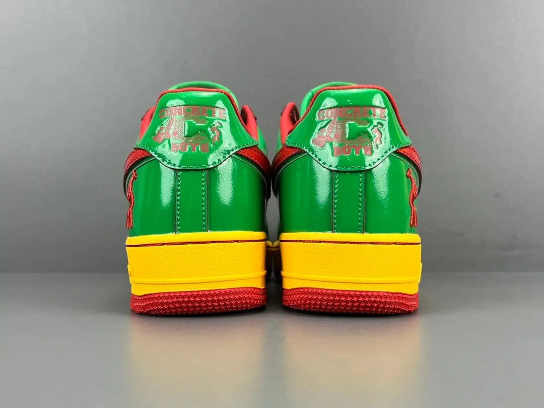 Nike Air Force 1 Low Lil Yachty Concrete Boys sneaker in Lucky Green and white
