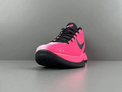 Nike Kobe 6 Protro Kay Yow black pink basketball shoes limited edition
