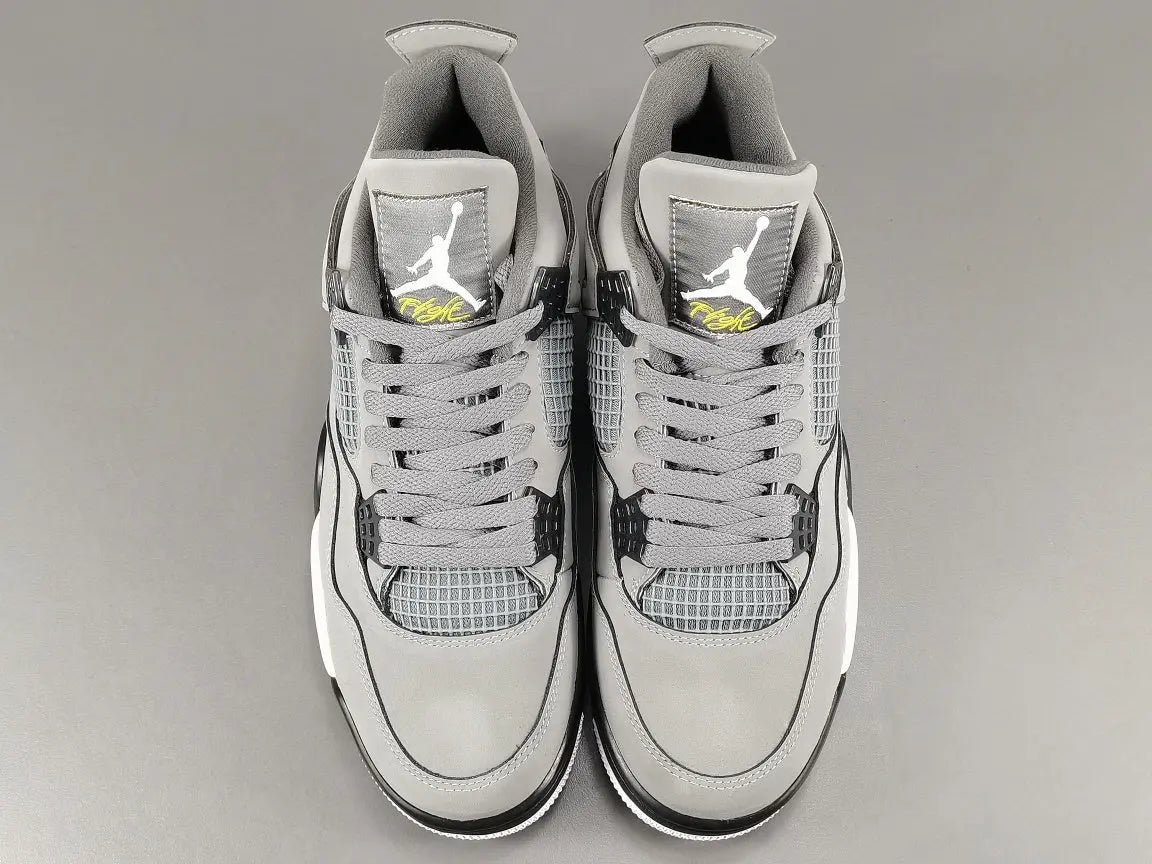 Jordan 4 Cool Grey grey white leather retro sneakers unisex premium
