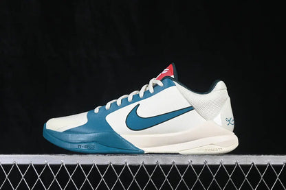 Nike Kobe 5 Protro x Caitlin Clark Coconut Milk Bright Spruce basketball shoes side view