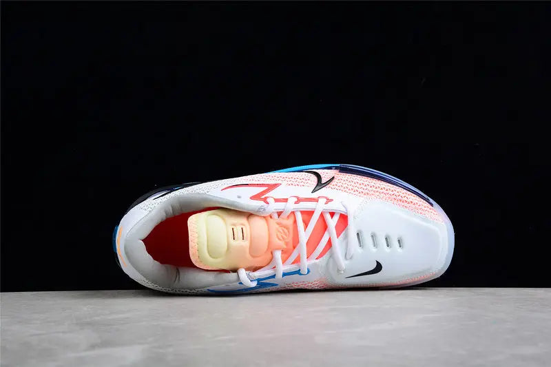 Nike Air Zoom GT Cut White Black Laser Blue performance basketball sneakers lightweight low profile design