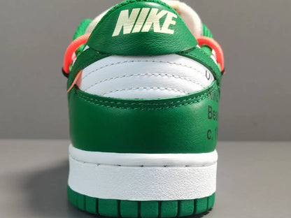 Nike Dunk x Off-White Pine Green limited edition collaboration sneakers streetwear iconic
