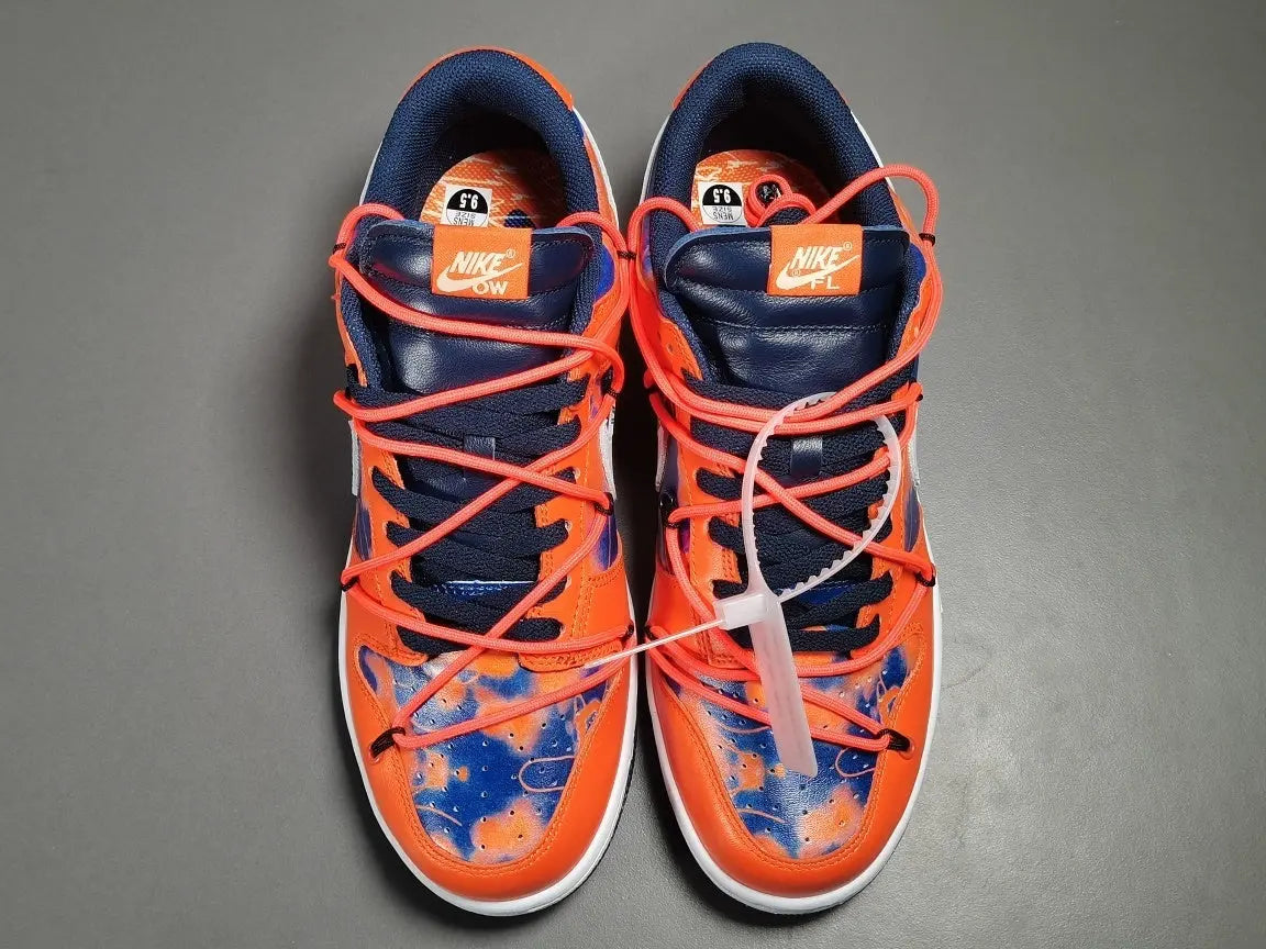 Nike Dunk x Off-White Futura Syracuse collaboration sneakers iconic streetwear
