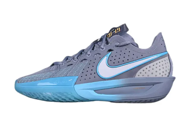 Nike Air Zoom GT Cut 3 Ashen Slate basketball shoes front view performance sneakers