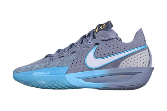 Nike Air Zoom GT Cut 3 Ashen Slate basketball shoes front view performance sneakers