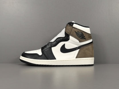 Jordan 1 Retro High Dark Mocha sneakers with premium leather and timeless style
