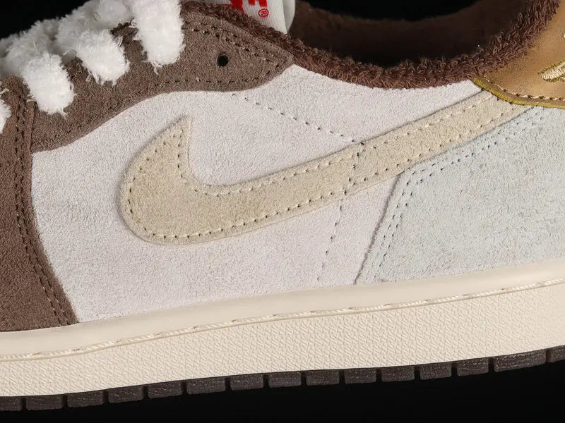 Jordan 1 Retro Low OG Year of the Rabbit sneakers white red gold Nike Air low top