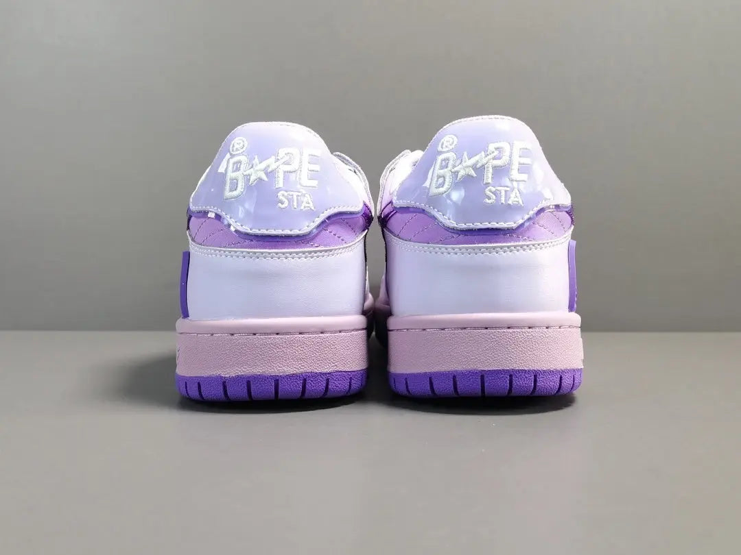 BAPE SK8 STA sneakers purple streetwear premium casual stylish shoes