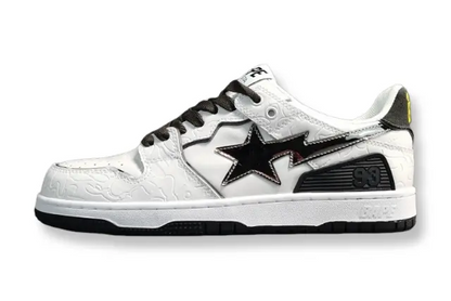 BAPE SK8 STA sneakers white silver streetwear premium casual stylish shoes