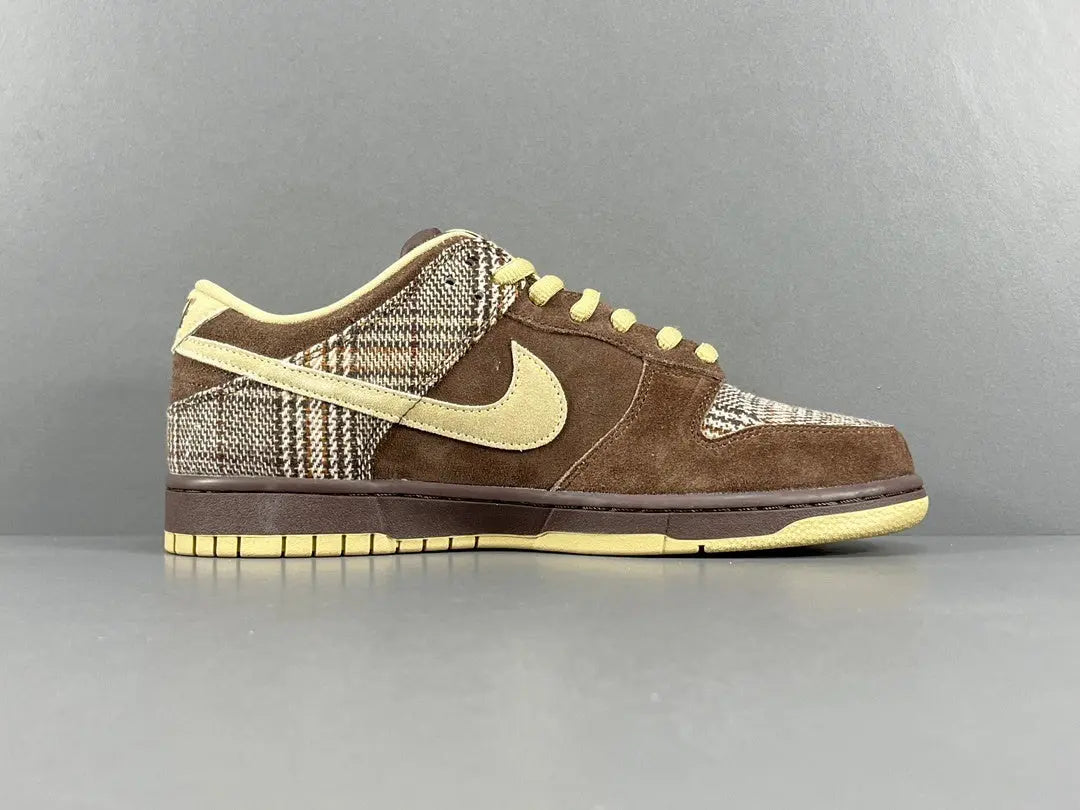 Nike SB Dunk Low Tweed sneaker premium textured upper limited edition skateboarding streetwear shoe