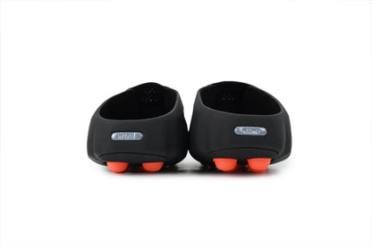 Nike Mind 001 Slide Black Chrome detail premium materials chrome accents cushioned strap lightweight Nike slides