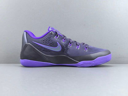 Nike Kobe 9 EM Low Protro x Purple Dynasty basketball sneakers side view