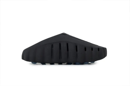 Nike Mind 001 NOCTA Slide Black Concept side profile Drake Nike collab all-black recovery sandal
