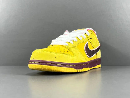 Nike SB Dunk Low Yellow Lobster yellow white red sneaker limited edition collectible skate shoe