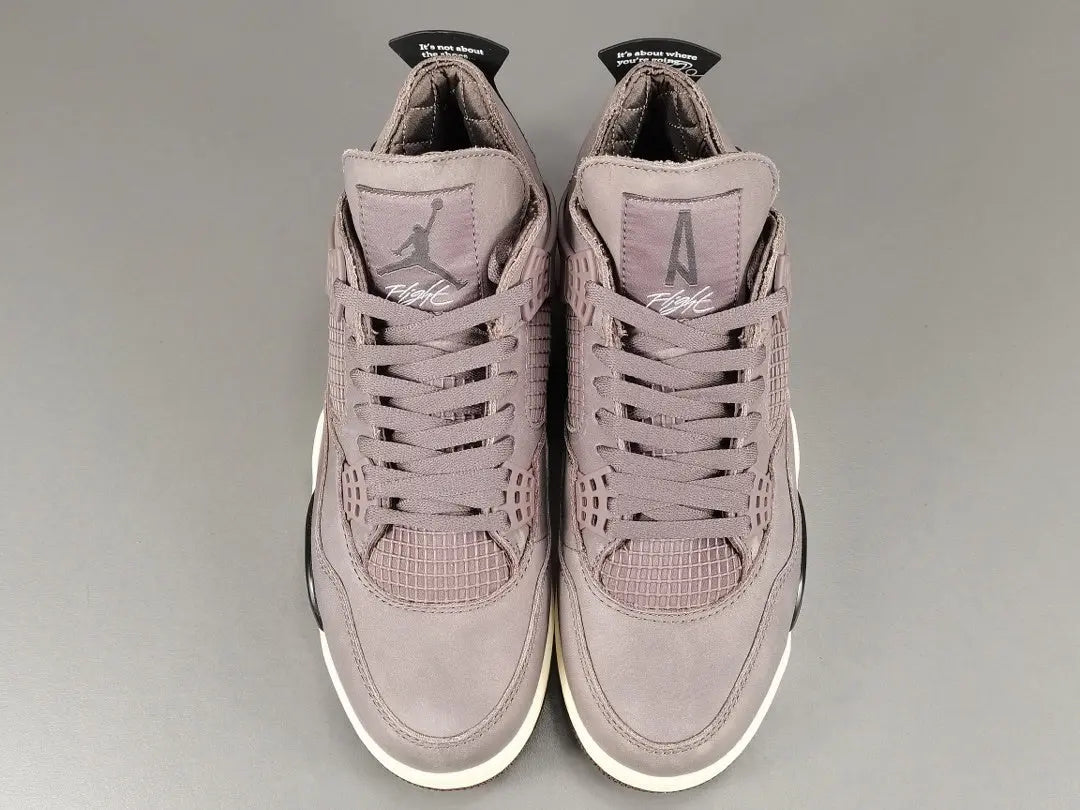Jordan 4 A Ma Maniére Violet Ore purple grey premium leather retro sneakers unisex
