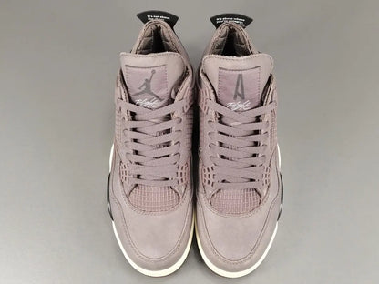 Jordan 4 A Ma Maniére Violet Ore purple grey premium leather retro sneakers unisex

