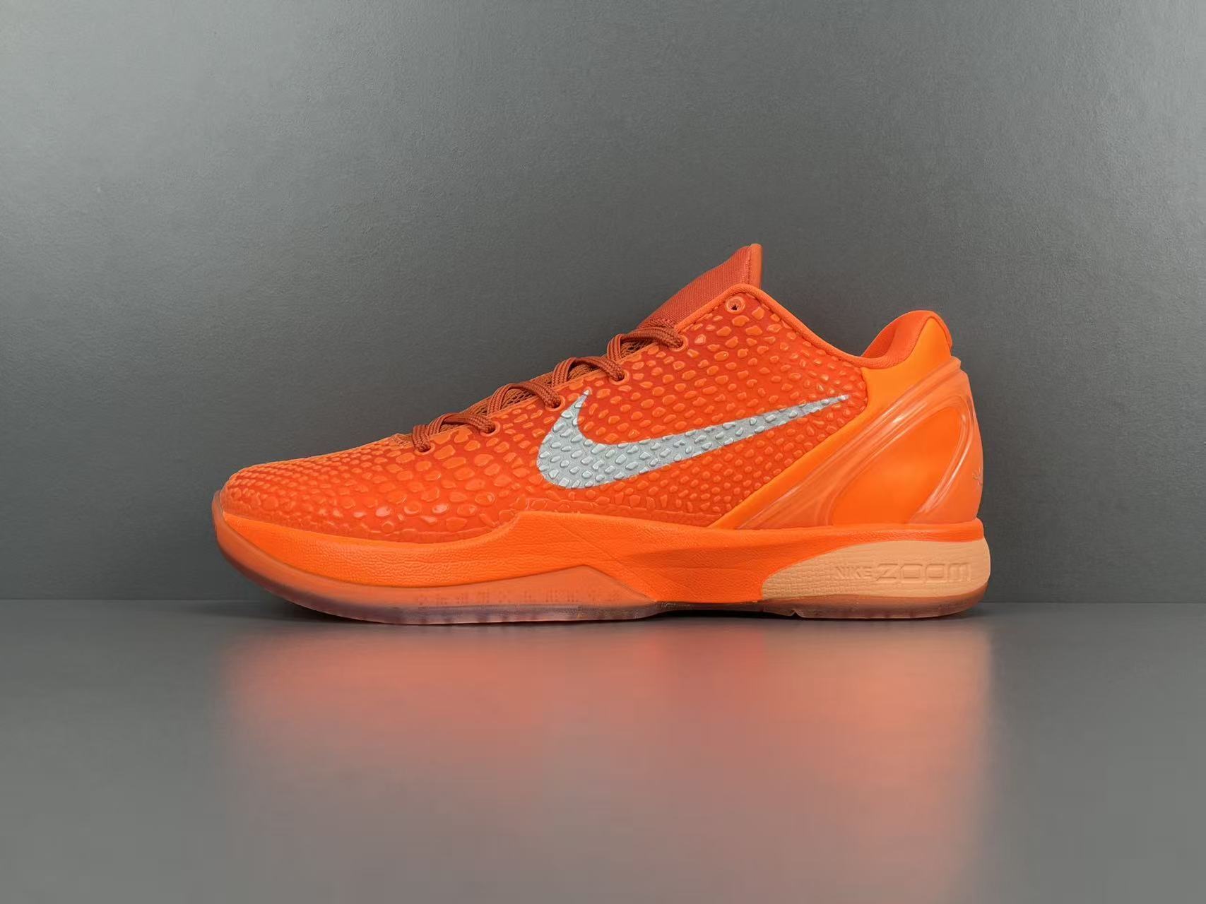 Nike Kobe 6 Protro Total Orange basketball shoes vibrant orange performance design
