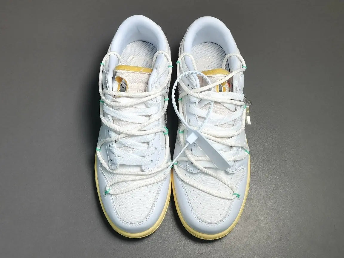 Nike Dunk Off White Lot 01 limited edition sneakers premium streetwear collaboration
