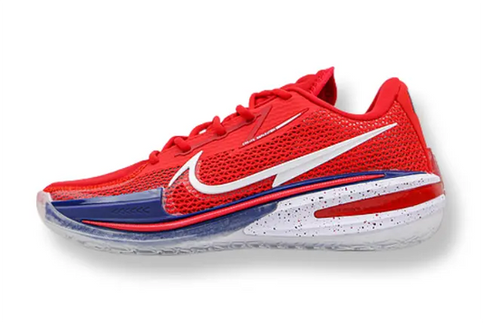 Nike Air Zoom GT Cut Team USA Sport Red basketball shoes red white blue low top sneakers Zoom Air cushioning