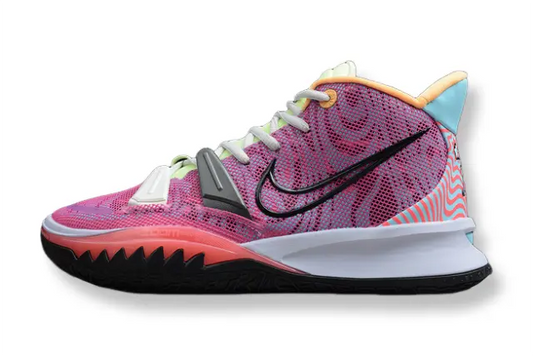 Nike Kyrie 7 x Creator basketball shoes – low-top limited edition sneakers with bold creative colorway, Zoom Air cushioning, and court performance