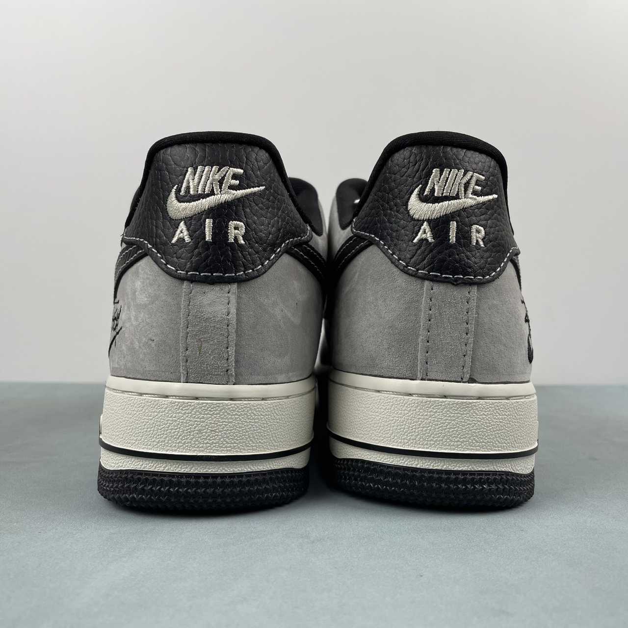 NIKE AIR FORCE 1 x STUSSY CUSTOM BLACK Replico