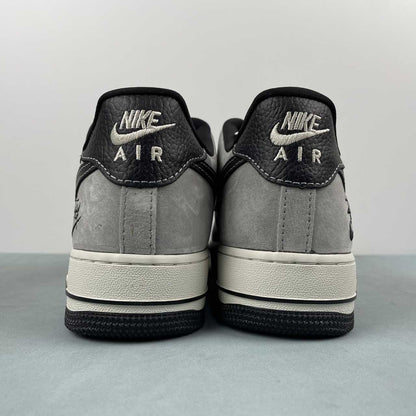 NIKE AIR FORCE 1 x STUSSY CUSTOM BLACK Replico