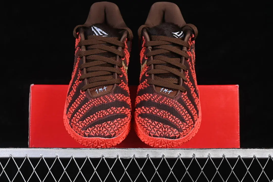 nike ja 3 x lunar new year basketball shoes side view with vibrant cultural inspired colorway