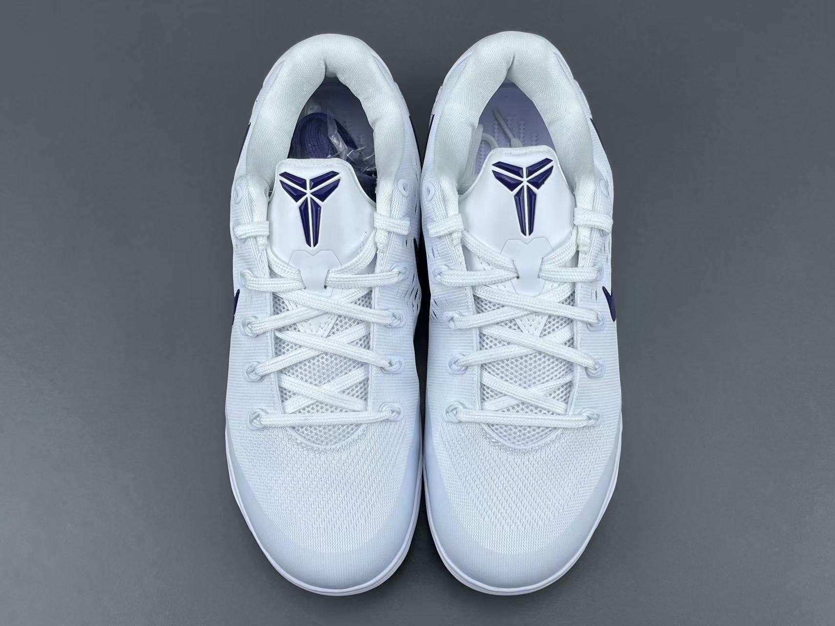 Nike Kobe 9 Elite Low EM White Court Purple basketball shoes mens sneakers