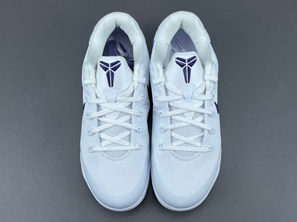 Nike Kobe 9 Elite Low EM White Court Purple basketball shoes mens sneakers