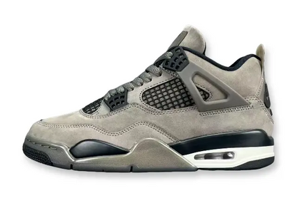 Air Jordan 4 x Cave Stone sneakers featuring premium materials neutral tones
