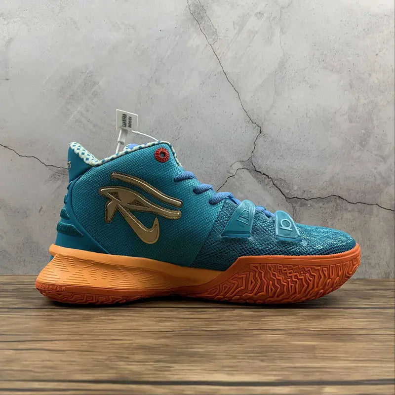 Nike Kyrie 7 x Concepts Horus basketball shoes – Egyptian-inspired sneakers with bold colors, Zoom Air cushioning, and limited edition design
