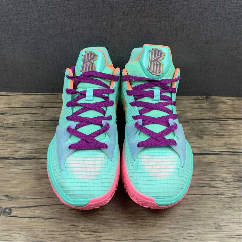 Nike Kyrie 4 Low Keep Sue Fresh basketball shoes – multicolor limited edition sneakers with #KeepSueFresh embroidered and Zoom Air cushioning for court performance