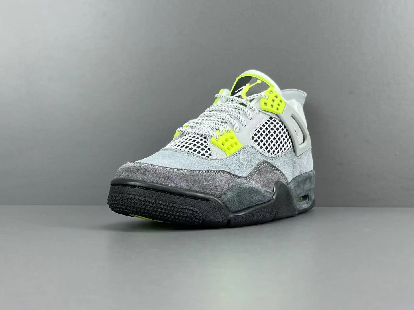 Air Jordan 4 SE 95 Neon white black neon green sneakers men's shoes
