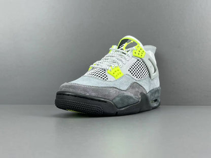 Air Jordan 4 SE 95 Neon white black neon green sneakers men's shoes
