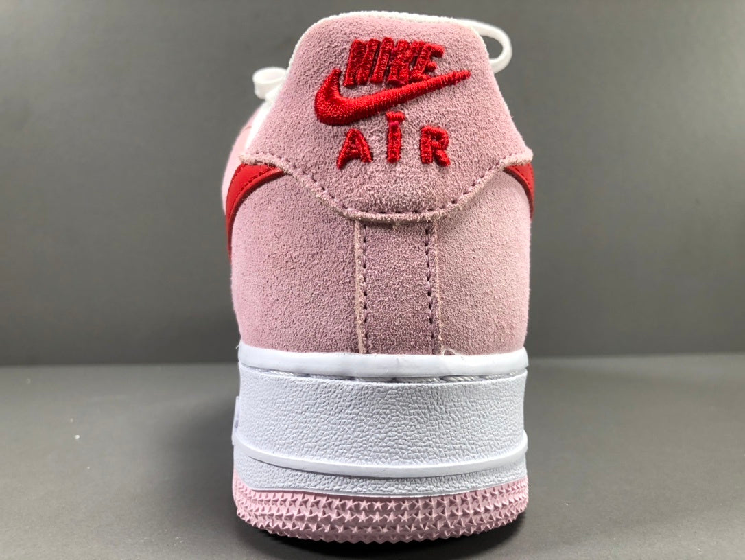 Nike Air Force 1 Valentine’s Day Love Letter featuring romantic details and themed accents