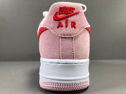 Nike Air Force 1 Valentine’s Day Love Letter featuring romantic details and themed accents