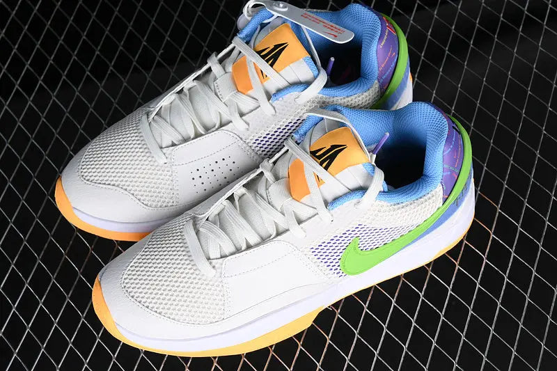 Nike Ja 1 x Trivia basketball sneakers in vibrant limited edition colorway, lightweight performance shoes for men with Zoom Air cushioning
