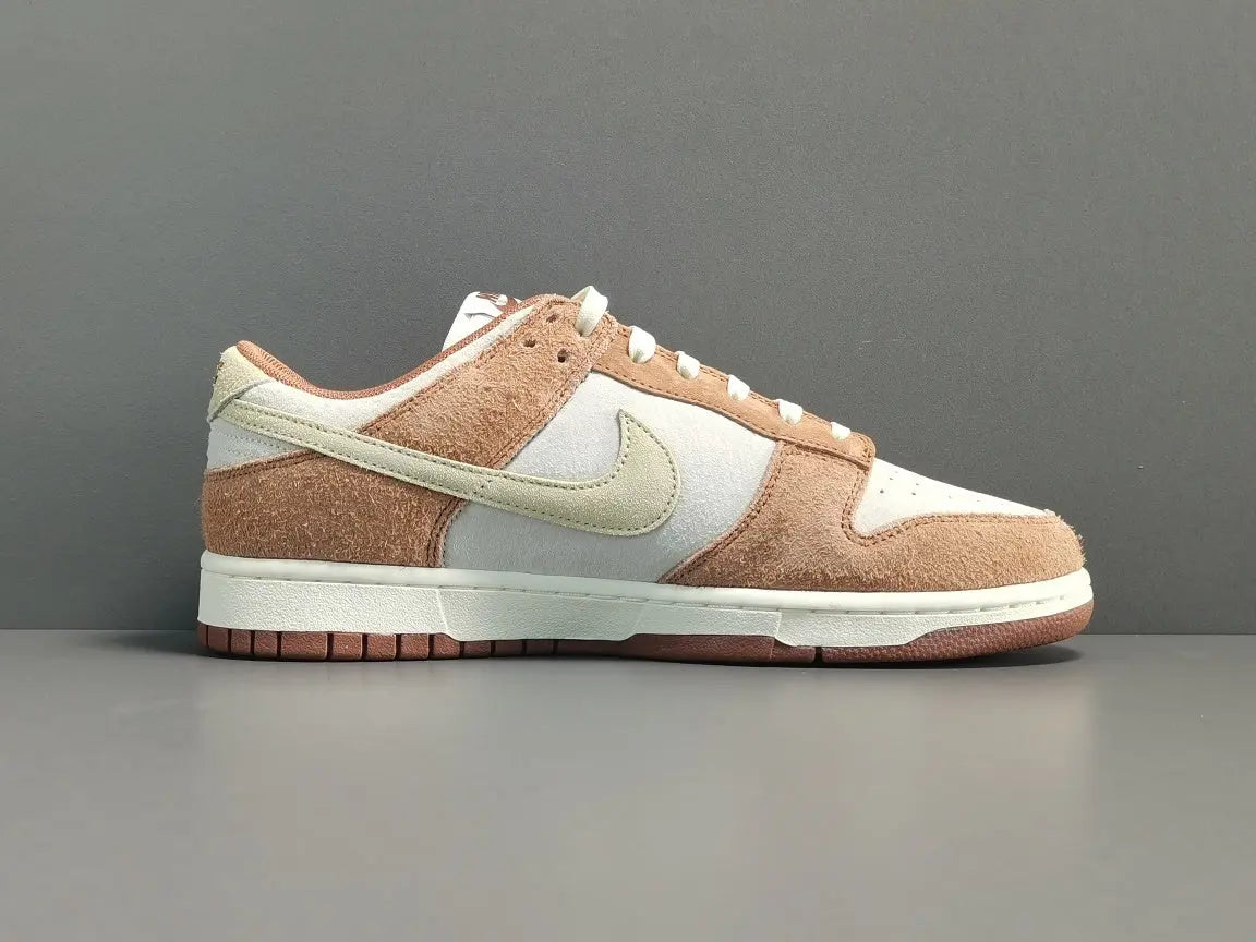 Nike Dunk Low Medium Curry sail leather suede sneakers lifestyle streetwear premium
