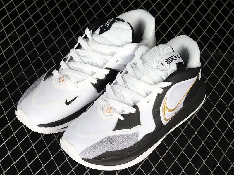 Nike Kyrie 5 Low White Gold men's basketball shoes white gold sneakers