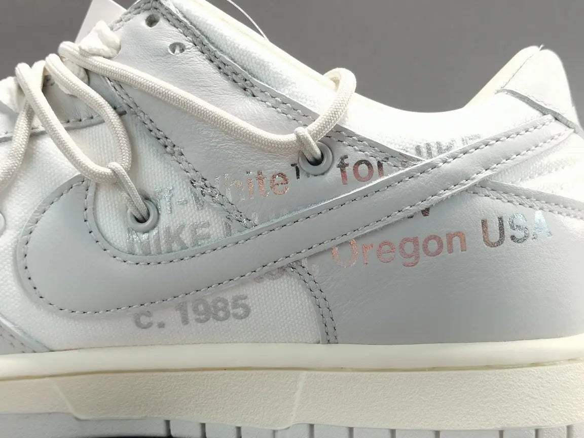 nike dunk x off-white lot 42 low sneakers collaboration mens limited edition