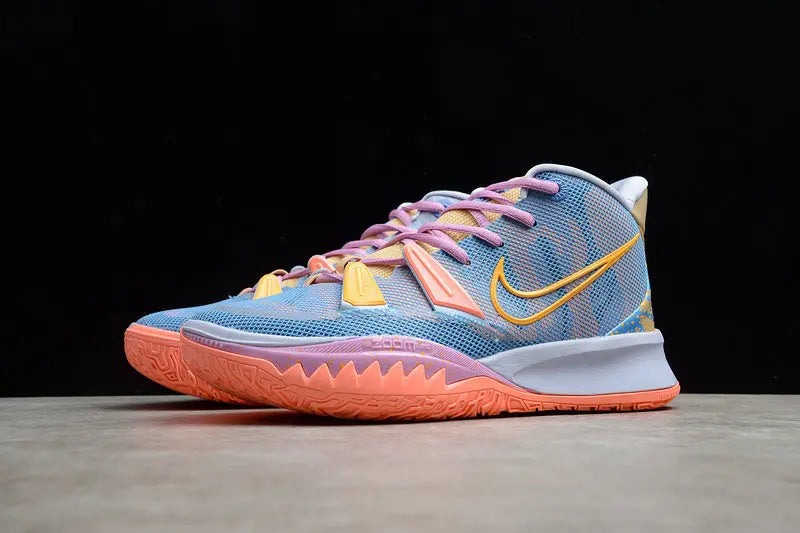 Nike Kyrie 7 x Expressions basketball shoes – low-top sneakers with bold artistic colorway, limited edition design, and Zoom Air cushioning for court performance